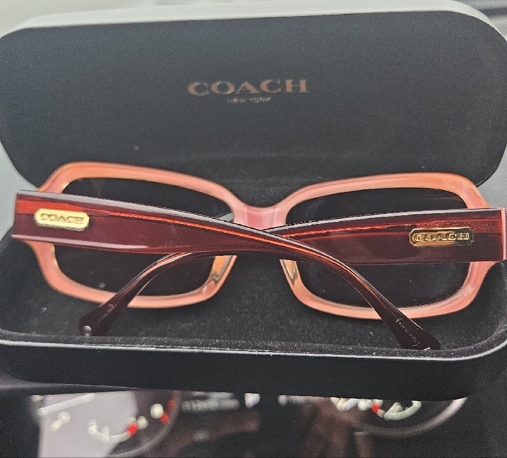 Coach Burgundy Women's Sunglasses. COACH NEW YORK “AMELIA” Sunglasses Frame - Picture 2 of 5